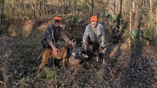 Tracking Another Nice Buck Chase and Bay [upl. by Dinerman]