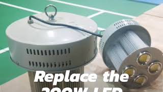 150W LED Sports floodlight for badminton trainning centre courts [upl. by Oluas]