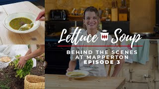 How to Make Lettuce Soup Using Ingredients from the Kitchen Garden  Behind the Scenes Ep 3 [upl. by Moriah]