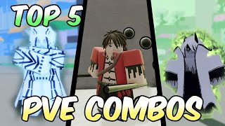 TOP 5 COMBOS FOR NEW PVE SYSTEM  Shinobi Life 2 [upl. by Gorlicki]