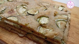 Ricetta schiacciata di zucchine croccante facile e veloce [upl. by Olenta]