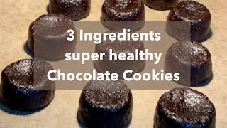 3Ingredients World’s Healthiest Chocolate Cookies Recipe [upl. by Lerred]