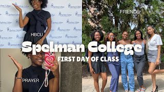 Spelman College First Day of Class Vlog💙 Senior Year [upl. by Anan284]