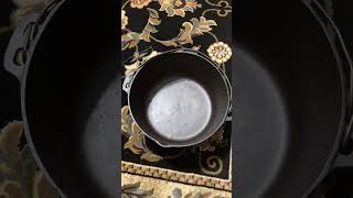 Seasoning A Huge Cast Iron Pot  Part 4 [upl. by Dippold617]