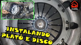 TROCA DO PLATÃ” E DISCO DE EMBREAGEM DE UMA TOYOTA HILUXSW4 ANO 2000 [upl. by Paxon]