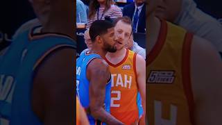 Paul George amp Joe Ingles beef 🔥 shorts [upl. by Retseh]