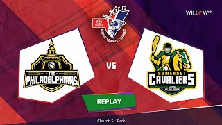 The Philadelphians vs New Jersey Somerset Cavaliers  Minor League Cricket Championship 2022 [upl. by Guarino]