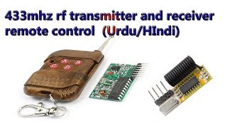 433mhz rf transmitter and receiver remote control icstation [upl. by Strang]