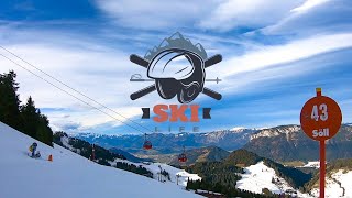 SkiWelt  43 Red Run Soll Hohe Salve Austria [upl. by Ailahk]