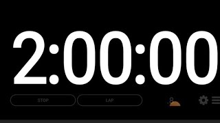 2Hours Timer2 Hour Timer with alarm soundonline stopwatch countdown120mintues Timer with sound [upl. by Artemed]