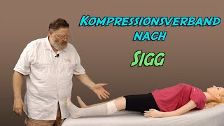 Kompressionsverband nach Sigg [upl. by Grannie879]