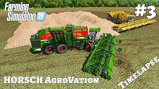 Harvesting SUGAR BEETS to produce SUGAR  HORSCH AGROVATION  FARMING SIMULATOR 22 [upl. by Werra]