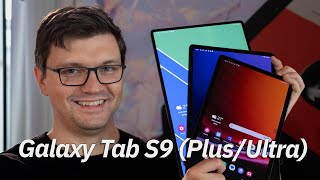 Galaxy Tab S9 Plus Ultra im HandsOn Das können Samsungs neue Tablets [upl. by Halas]