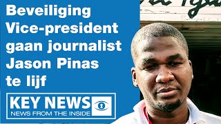 Journalist Jason Pinas afgetakeld door beveiliging van Vicepresident [upl. by Peggy]