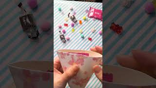 【花見にも使える】可愛くおすそ分け💕紙コップラッピング🌸Cute sharing 💕Paper cup wrapping🌸＃shortお花見＃ハンドメイド [upl. by Ellennaj713]