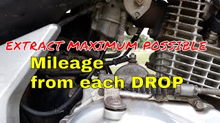 Carburetor setting for maximum possible mileage [upl. by Ilat728]