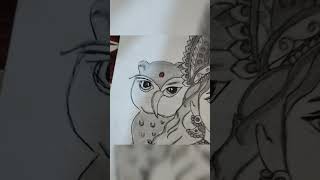 ASHTALAKSHMISTOTRAMWITHLYRICSLAKSHMIMANTRAMADHVI drawingart sketch [upl. by Lisabet]