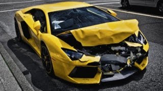 WRECKED Lamborghini Aventador Crashes on the Streets of Vancouver [upl. by Hyams]