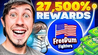 Freedum Fighters Next 10X Meme Coin With HUGE 26000 STAKING REWARDS 😮 [upl. by Pollitt]