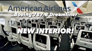 American Airlines BRAND NEW Boeing 7878 Dreamliner Cabin Tour NEW INTERIOR [upl. by Ttirb]