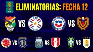 FECHA 12 Eliminatorias 2026 ¿Quiénes son los FAVORITOS para ganar [upl. by Asabi]