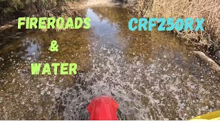 2025 Crf250rx  Fireroads  Double Track amp A Water Crossing dualenduro dualsportlife [upl. by Elurd]