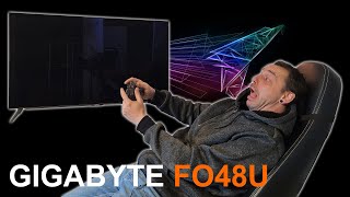 On teste un écran OLED avec le AORUS GIGABYTE FO48U [upl. by Johppa330]