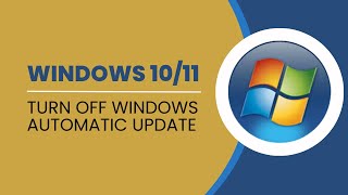 How To Turn Off Windows Automatic Update In Windows 1011 [upl. by Rraval]