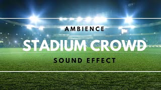 STADIUM CROWD AMBIENCE  ROYALTY FREE SFX [upl. by Ultan349]