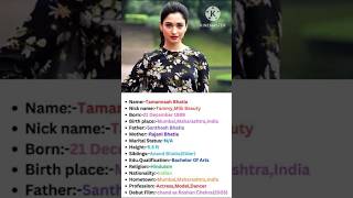 Tamannaah bhatia biography in Hindi PN Meena9352youtubeshorts viralshorts shortsshorttrending [upl. by Elohcan415]