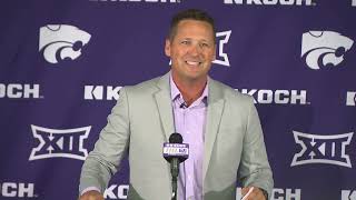 KState Track and Field  Head Coach Travis Geopfert Introductory Press Conference [upl. by Marie]