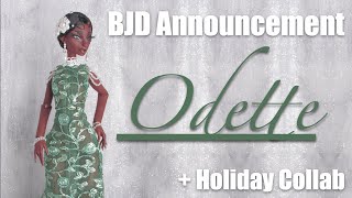 Holiday Extravaganza Collab  BJD Art Doll  OOAK  Holiday Barbie Inspired Collab [upl. by Eihpos]