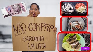 Como fazer SARDINHA EM LATA CASEIRA na PANELA DE PRESSÃO Fácil SEM ESPINHO [upl. by Nichol231]