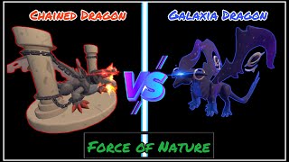 Chained Dragon Vs Galaxia Dragon  World defenders [upl. by Warde]