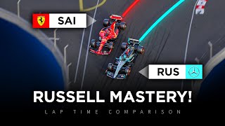 How did Russell get Pole Position at Vegas [upl. by Shayn280]