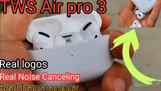 TWS Air pro 3 Bluetooth Earphones  Exact Clone Replica 11 new model [upl. by Outlaw71]