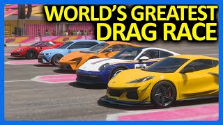 Forza Horizon 5  Worlds Greatest Drag Race [upl. by Ednil]