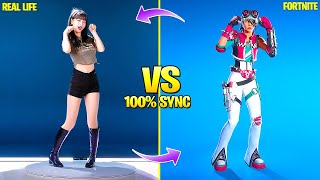 FORTNITE DANCES IN REAL LIFE No Tears Shimmy Wiggle Tiktok and Icon Series Dances [upl. by Matthei]