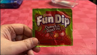 Cherry Yum Fun Dip review [upl. by Eeliram]