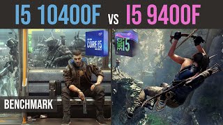 intel i5 10400f vs intel i5 9400f test in 8 games [upl. by Pussej]