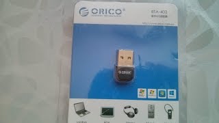 ORICO BTA  403 Mini USB Bluetooth Adapter Dongle  GearBest обзор [upl. by Yve811]