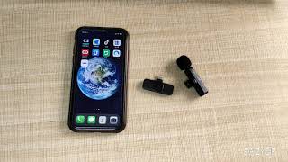 How to use Y22 MIC  Wireless Mic for iPhone 13 [upl. by Peria710]