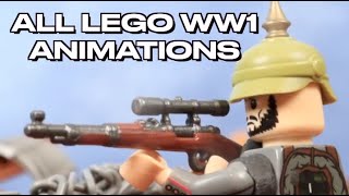 🔴ALL LEGO WW1 STOPMOTIONS from LCMhistory [upl. by Inimod]