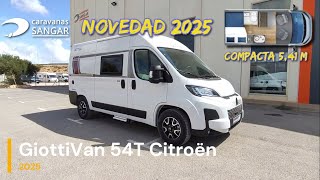 NOVEDAD 2025 GiottiVan 54T CITRÖEN  Nueva camper de GiottiLine  Tu espacio optimizado al MÁXIMO [upl. by Ireva]