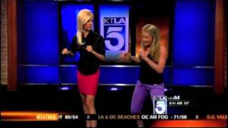 JennCassetta Stilettos and SelfDefense on KTLA Morning Show [upl. by Shirlene342]