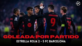 EN ZONA DE OCTAVOS  CHAMPIONS LEAGUE  J4  FL  ESTRELLA ROJA  BARCELONA  202425  MI OPINIÓN [upl. by Kcir332]