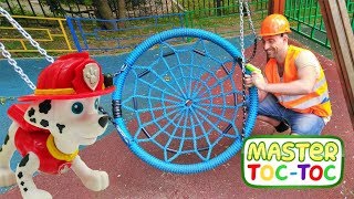 Master TocToc №14  Vidéo pour enfants de la Pat Patrouille Sur le balançoire [upl. by Lemaceon]