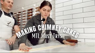 Handmaking Chimney Cakes [upl. by Ednil]