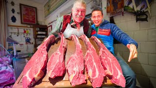 Italian Steak Buffet  All You Can Eat 🥩 Meat Italy’s King of Beef  Dario Cecchini [upl. by Aikahc982]