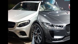 2018 Jaguar IPace vs 2018 MercedesBenz GLC Coupé [upl. by Janet]